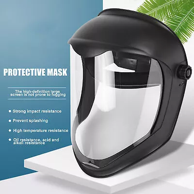 Head Cover Anti-fog Full Face Shield Super Protective Transparent Safety Mask AU • $23.74