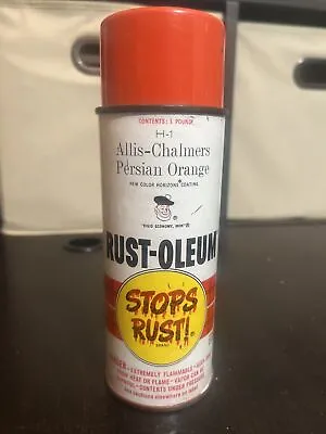 Vintage Rust-oleum Spray Paint Allis-Chalmers Persian Orange 1967 H-1 • $250