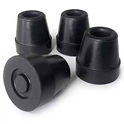  Durable Replacement Quad Cane Tips Extra Stability No-Slip Grip Pack Of 1 • $8.86