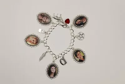 The Vampire Diaries Charm Bracelet Silver Gift Jewellery TVD Damon Stefan Elena  • £15.99
