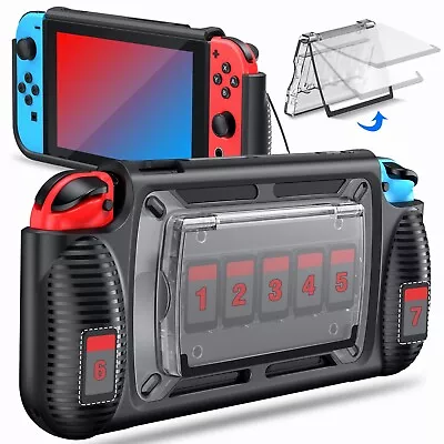 Protective Grip Hard Case Cover For Nintendo Switch Console Joy Con Controller • $20.69