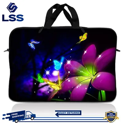 13.3  13  Notebook Laptop Bag Sleeve Case Apple Macbook Pro Chromebook Flower • $15.95