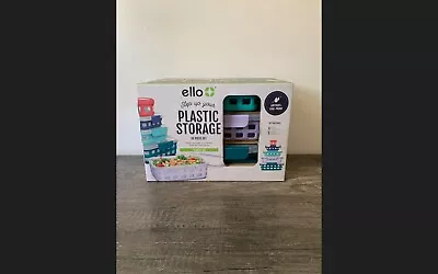 Ello Plastic Storage BPA Free/ Microwavable 10 Piece Set New In Box • $25