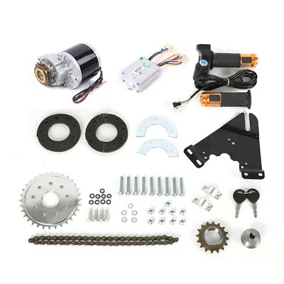 36V 350W Electric Bicycle Conversion Kit E-Bike Brush Motor For Left Chain Drive • $106.40