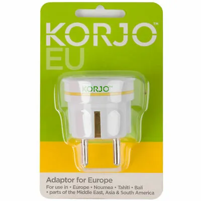 $26.30 • Buy Europe Adaptor For Bali Indonesia/Thailand/South America/M.East/Asia EU Plug2pin