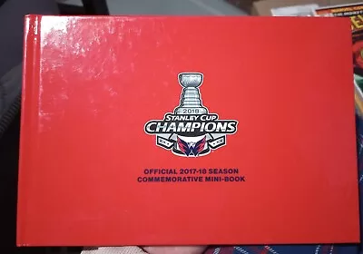 2017-18 Washington Capitals Stanley Cup Champions Commemorative Mini Book NEW • $17