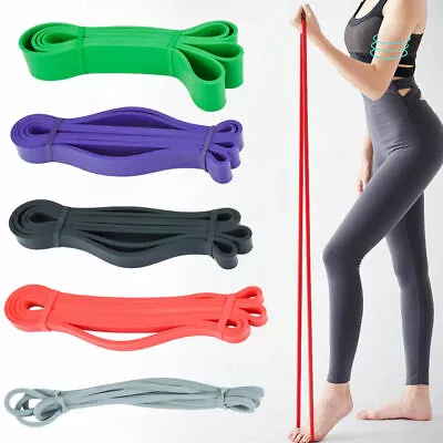 Resistance Hip Band Fabric Band Exercise Band Set Pull Up Power Lift • $28.88