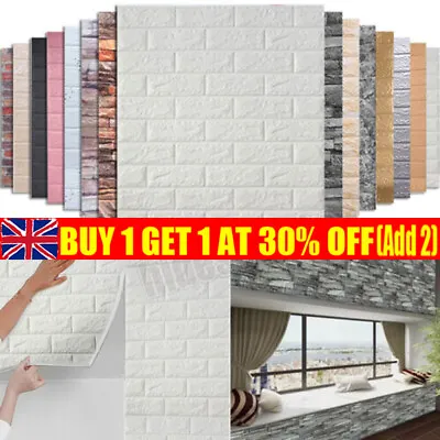 £6.79 • Buy 60XPeel Stick On Tile Self Adhesive Kitchen Bathroom 3D Wall Sticker Tiles Decor
