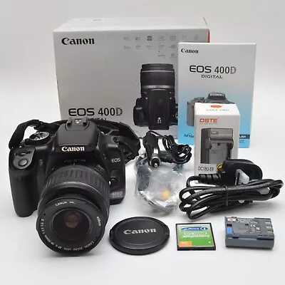 Canon EOS 400D Digital SLR Camera With EF-S 18-55mm II Lens & Accessories • £119.95