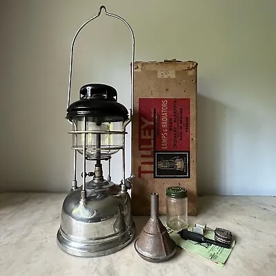 Vintage Tilley X 246 Pressure Lamp Still In Original Box With Original EXTRAS • $325