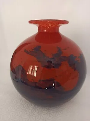 Large Vase Ball IN Glass Muller Frères To Lunéville Art Deco Art • $636.20