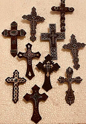 Magnetic Refrigerator Clip Note Holders 6 Cross Resin Refrigerator Magnets 4  • $15