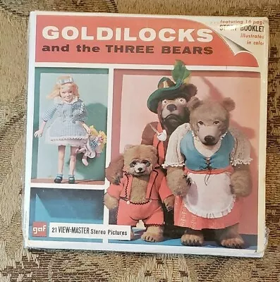 Sealed Gaf B317 Goldilocks & The Three Bears Children's View-master Reels Packet • $20