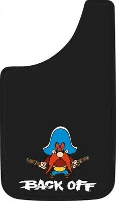 Yosemite Sam Back Off Easy Fit Mud Splash Guard Flap 11 X19  Set Of 2 Universal • $54.99