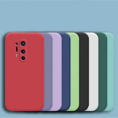 For OnePlus Nord 8 Pro 7T 7 Pro 6T 9 Pro Liquid Silicone Case Soft Phone Cover • $5.50