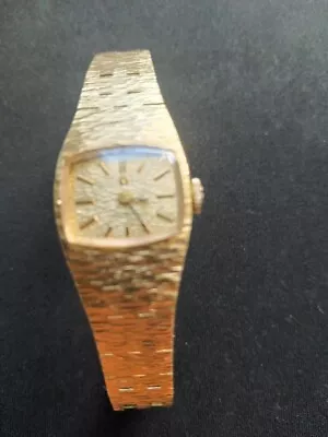 Vintage Omega Gold Toned Bracelet Watch Women's • $275