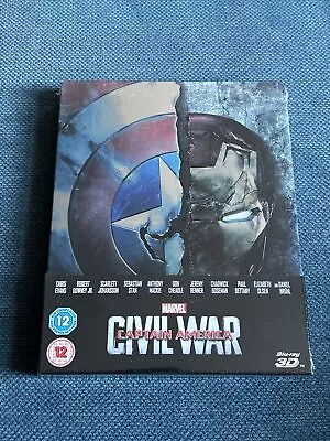 Captain America Civil War Limited Edition Blu-Ray Steelbook. Brand New & Sealed. • £22.99