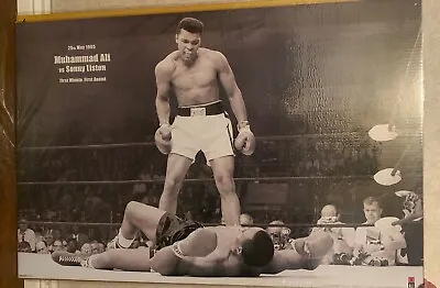 Muhammad Ali Sonny Liston Knock Out Boxing Poster 24x36 Poster NEW • $7.99