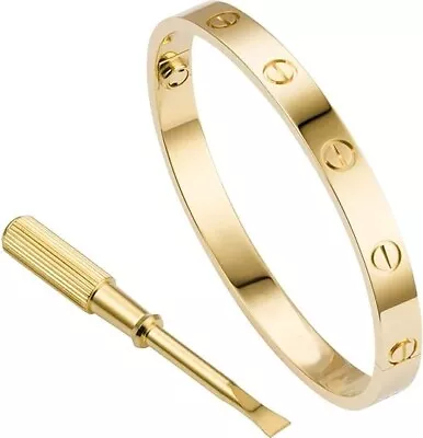 LOVE Bracelet For Women To Match Your Outfit18K Yellow Gold Sold With A Screw • $19.49