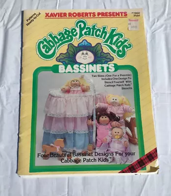 Cabbage Patch Kids Bassinets Design Book Xavier Roberts Uncut Patterns 4 Options • $8.99