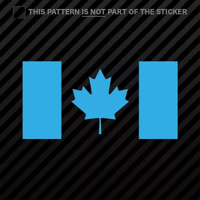 (2x) Canadian Flag Sticker Self Adhesive Vinyl Canada Maple Leaf • $4.99