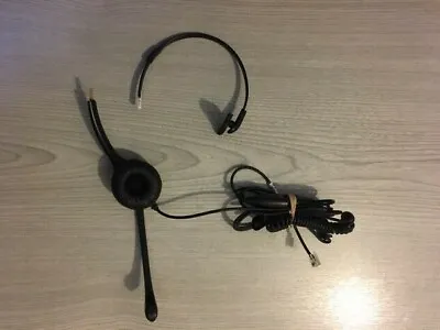 BROKEN FOR PARTS Wantek Corded Telephone Phone Headset Desk F600S1 Call Mic • £2.99