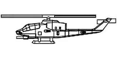 Trumpeter AH-1W Cobra Helicopters - Plastic Model Helicopter Kit - 1/700 Scale • $8.92