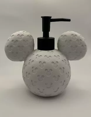 Disney Mickey Mouse Soap Dispenser Lotion Pump Dispenser White Ears NEW • $30