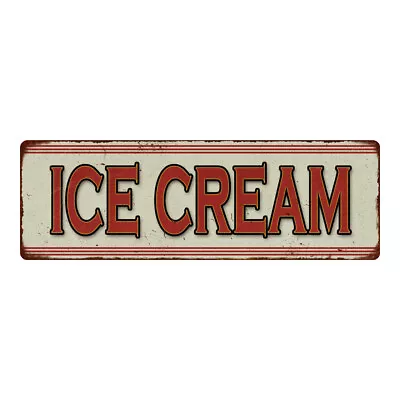 Ice Cream Restaurant Diner Food Vintage Look Metal Sign 106180068017 • $28.95