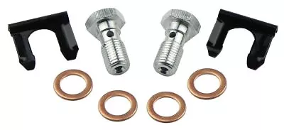 69-77 Gm Front Disc Brake Flex Hose Caliper Banjo Bolts Crush Washers And Clips • $14.75