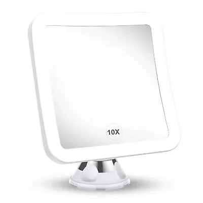 Upgraded 10x Magnifying Lighted Makeup Mirror With Natural White LED Lights ... • $30.64
