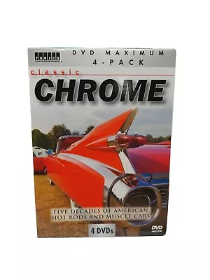 Classic Chrome 4 Discs Of American Hot Rods & Muscle Cars DVD • $8.53