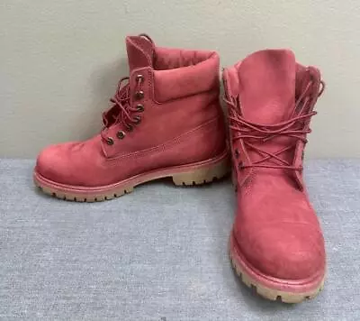 Timberland Men's Red Primaloft 400 Gram Boots Size 9 • $49.99