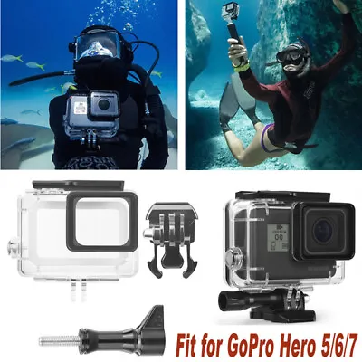 $14.05 • Buy 45m Waterproof Diving Black Camera Accessories Housing Case For GoPro Hero 7 6 5