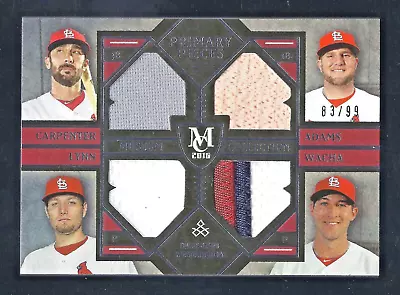 2016 Topps Museum Collection Primary Pieces QUAD RELIC #PPFG-CALW - Cardinals • $14.99