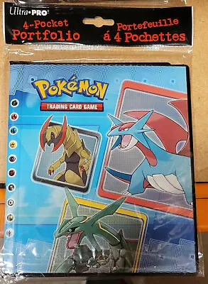 Ultra Pro Pokemon 4-pocket Binder/portfoilio Gen 6 Rayquaza Salamence Dragonite • $24.95
