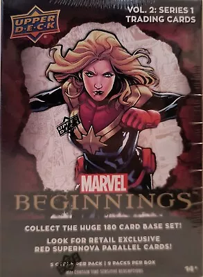 Upper Deck Marvel Beginnings Vol. 2: Series 1 Trading Card Blaster/Retail Box • $29.99