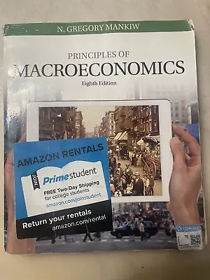 Principles Of Macroeconomics 8th Edition N. Gregory Mankiw  FREE SHIPPING • $14.99