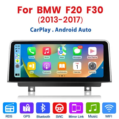 10.25' CarPlay Car Radio Stereo Android 12 For BMW F20 F21 F22F23 NBT 2+32GB SWC • £239.99