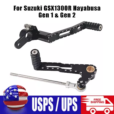 Rear Foot Brake Pedal Gear Lever Shifter For Suzuki GSX1300R Hayabusa 1999-2020 • $52.36