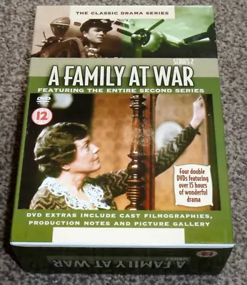 A FAMILY AT WAR : ENTIRE SECOND SERIES (2nd) - 8 DISC DVD BOXSET ( FREE UK P&P ) • £19.95