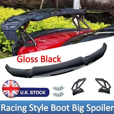 GT STYLE GLOSS REAR BOOT LID BIG RACING SPOILER WING FOR Toyota GT86 2012-2020 • £69.95