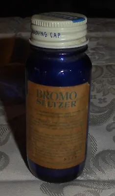 Vintage Bromo Seltzer Bottle • $5.99