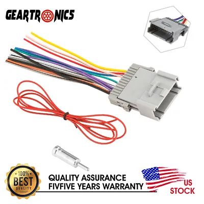 $8.99 • Buy Fits Buick Chevy GMC Pontiac Stereo Radio Install Wire Harness & Antenna Adapter