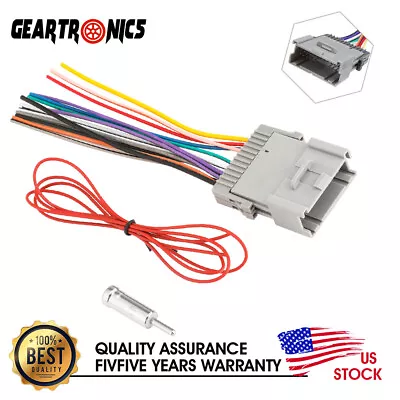 $5.49 • Buy Fits Buick Chevy GMC Pontiac Stereo Radio Install Wire Harness & Antenna Adapter