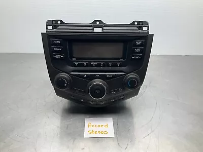 03-06 HONDA Accord Radio Stereo CD Player 2AC2 Manual Temp Climate Control OEM • $185