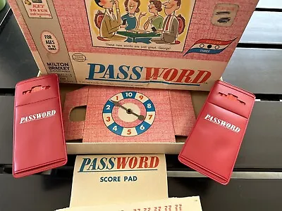 Vintage PASSWORD 100% Complete Milton Bradley Game 1963 Volume 3 Board Game • $17.95