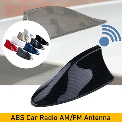 $9.99 • Buy For Infiniti Q50 Q50L 2014-2019 Carbon Fiber Shark Fin Antenna Cover Radio Trim