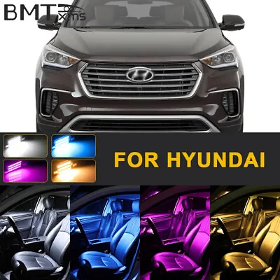 Interior LED Lights For Hyundai Santa Fe Tucson Accent Elantra IONIQ Sonata Kona • $13.88