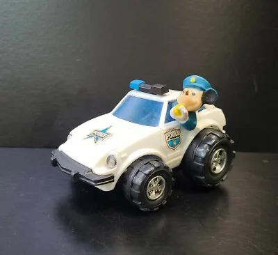 Vintage Disney Mickey Mouse Clubhouse ILLCO Police Car Toy Push Along RARE • £7.99